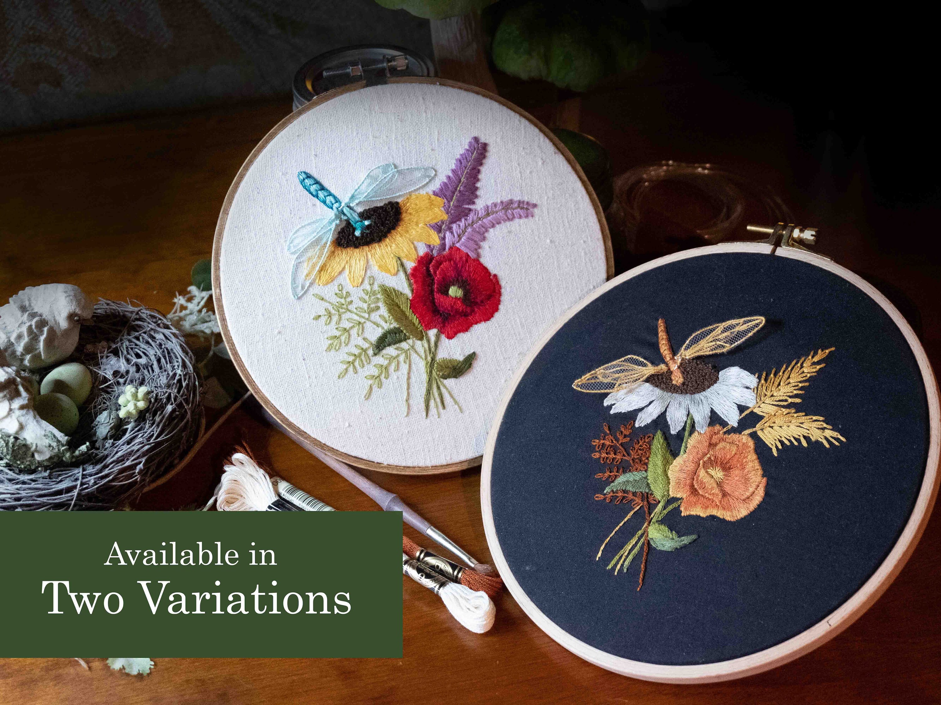 Spring Floral Hand Embroidery Pattern Digital Download PDF - Etsy