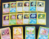 20 Original Vintage Pokemon Card Lot - HOLO, 1st Edition
