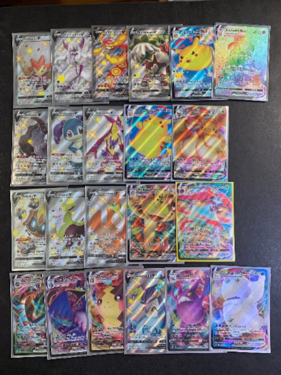 pokemon cards vmax full art Amazon.com: 3 Pokémon Card Vmax Bundle - 1 Secret Rare Card - No Duplicates main image 1