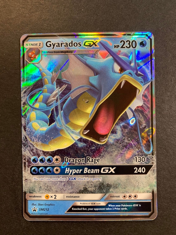 Carte Pokemon officielle/authentique GYARADOS GX Ultra Rare !!