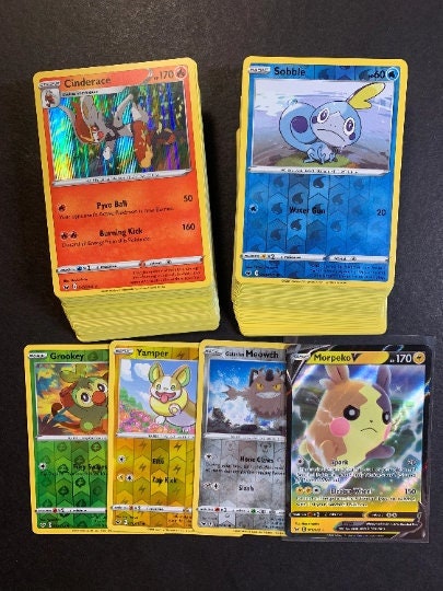 100 real pokemon cards 100 Official Authentic Pokemon Cards - Guaranteed Ultra Rare V or Ex,  Holos, Rares!