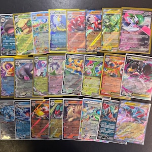 Huge Pokemon Card Lot (200+ Cards) Guaranteed 2 Ultra Rare V or Ex