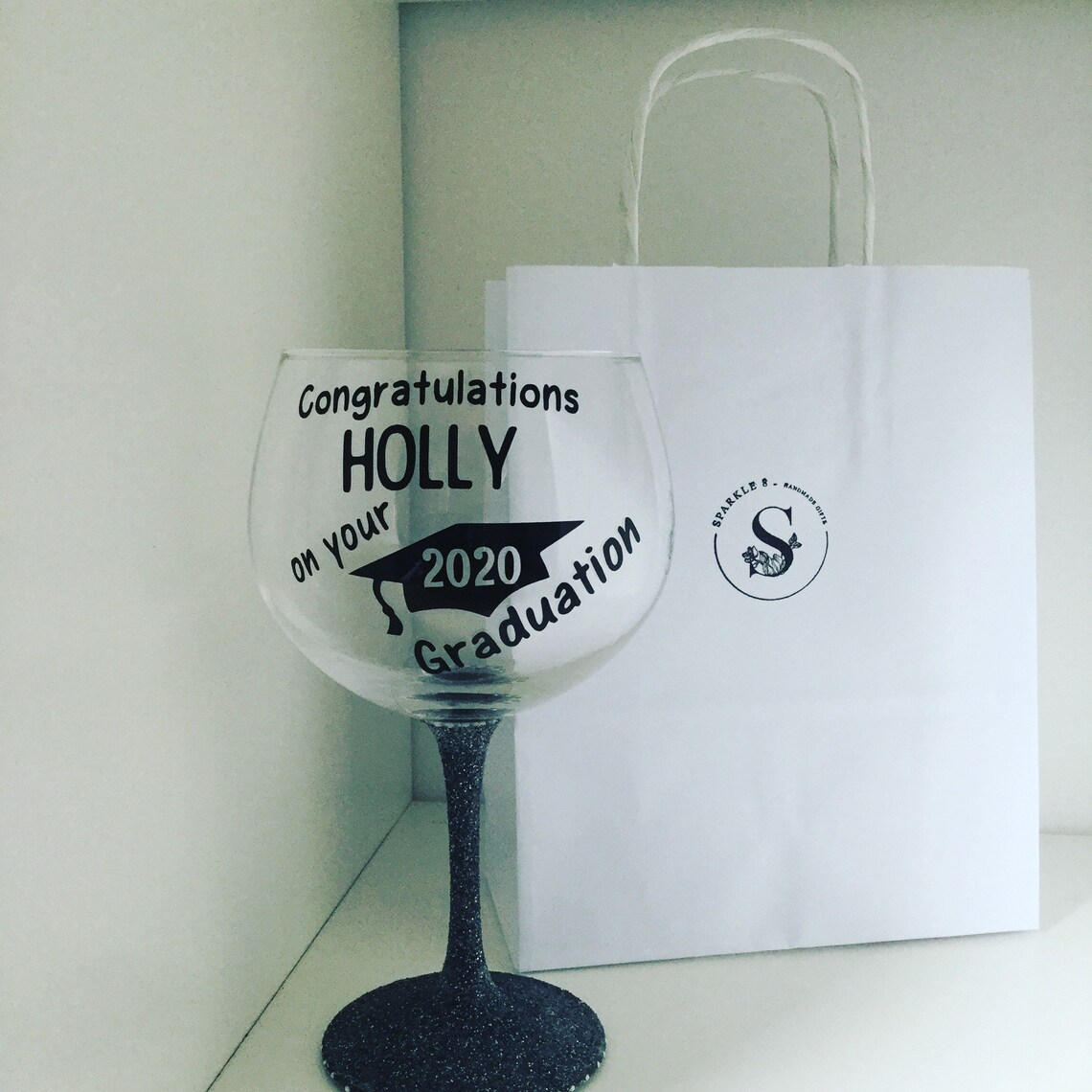 Personalised gin glasses Gin Glasses 18th 21st 30th 60th Etsy