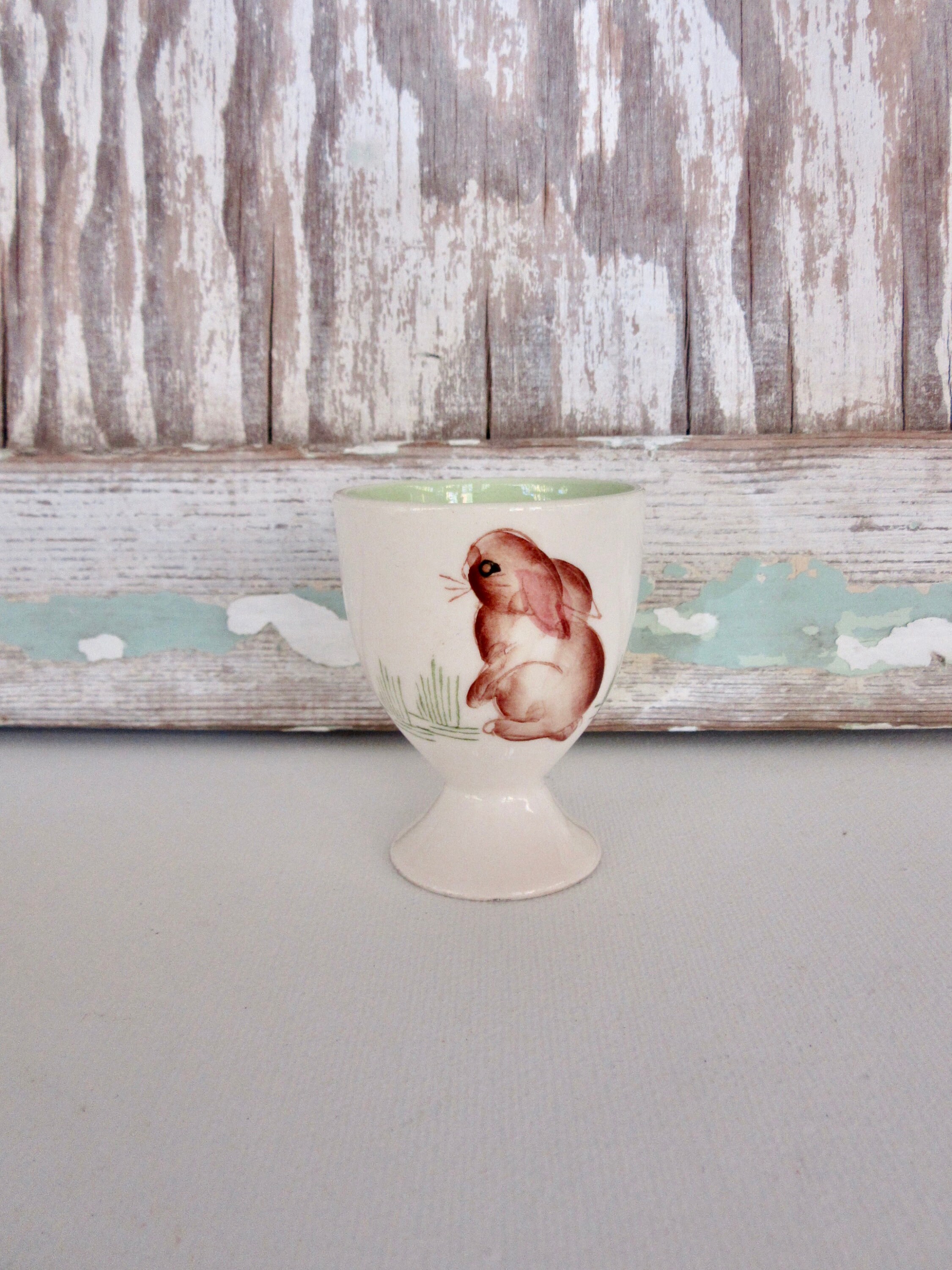Vintage Bunny Rabbit Egg Cup / Made in Japan Etsy