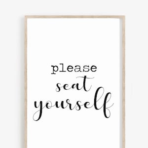 Por favor, siéntase • Divertido baño imprimible decoración • cartel de arte de la pared del baño, frases de decoración, 8x10, 16x20, 11x14, descargar archivos digitales