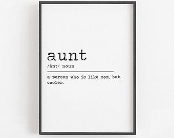 family gift picture print wall art poster home decor Uncle definition