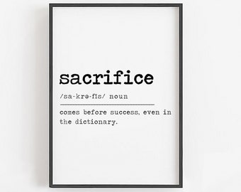 Sacrifice Definition