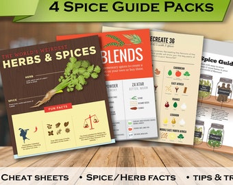 Herbs And Spices Chart Pdf