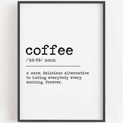 Wine Definition Funny Kitchen Sign Printable Wall Art Etsy