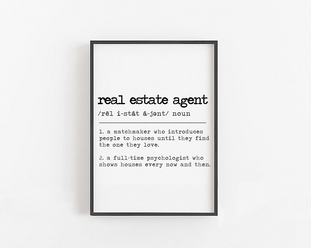 Real Estate Agent Definition Estate Agent Gift Ideas Real Estate Gifts