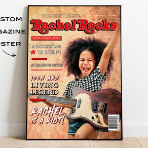 Custom Magazine Cover Gift · Personalized Magazine · Custom Birthday Gift for Him· Customizable Birthday Poster for, Custom Kids Gift Funny, image 2