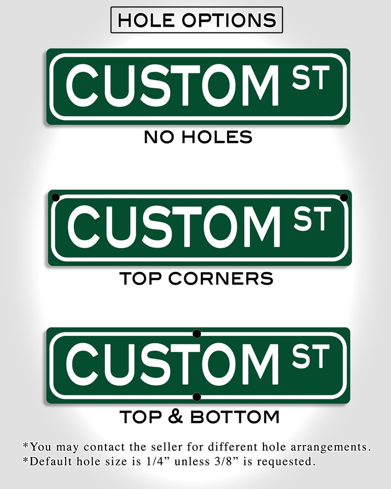 Custom Street Sign Metal • Personalized Metal Street Sign Custom ...