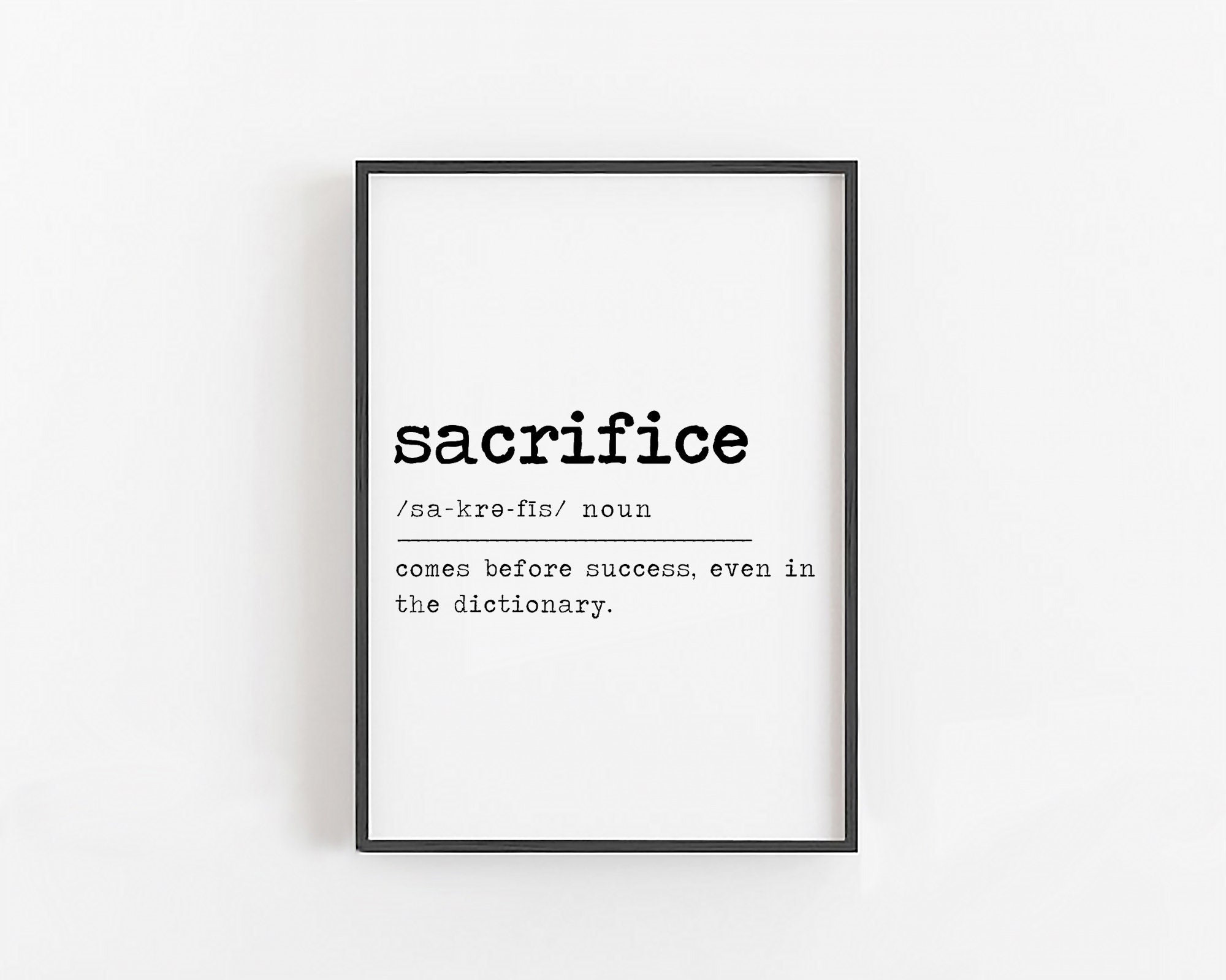  Sacrifice Song Lyric Vintage Quote Print : Office Products