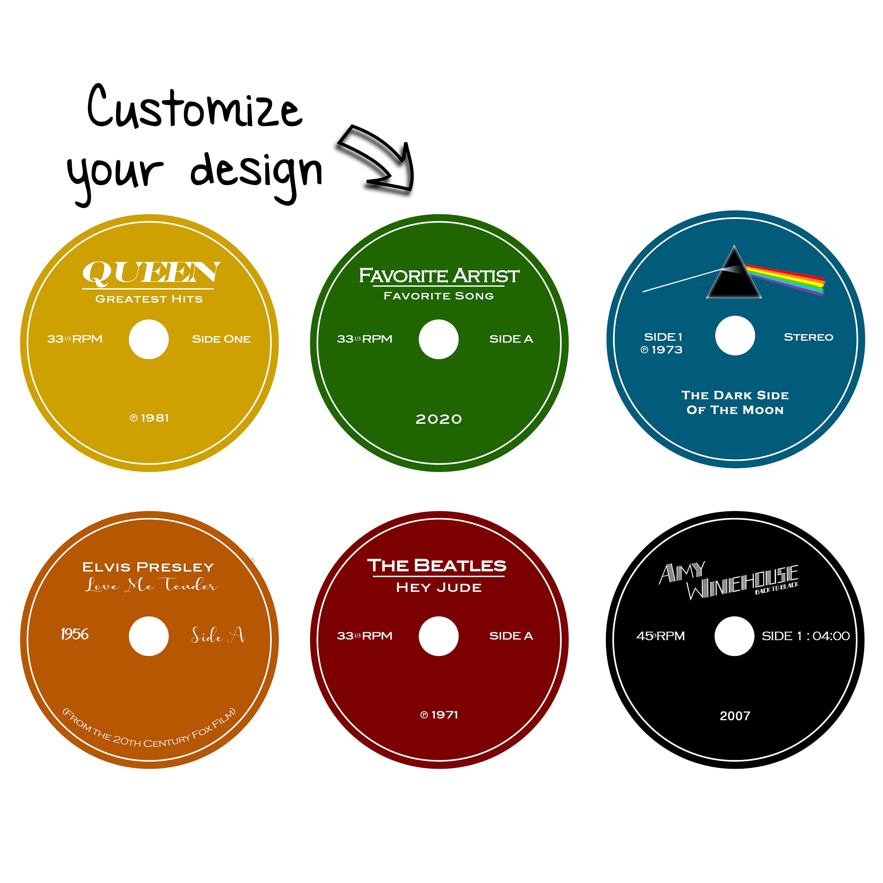 Custom Vinyl Print Song Lyrics Wall Art Vinyl Prints Etsy