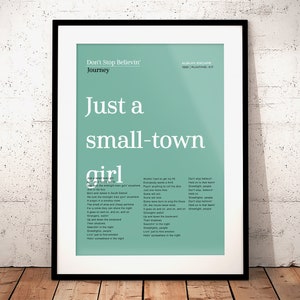 Custom Song Lyrics Poster • Song Lyrics Gift • Song Lyrics Print • Personalized Gifts • Printable Custom Song Sign • Wedding Song Lyrics Art