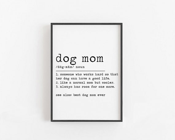 DOG MOM SQUARE Keychain Dog Mom Gift Mama Gift Blessed Mom Gift