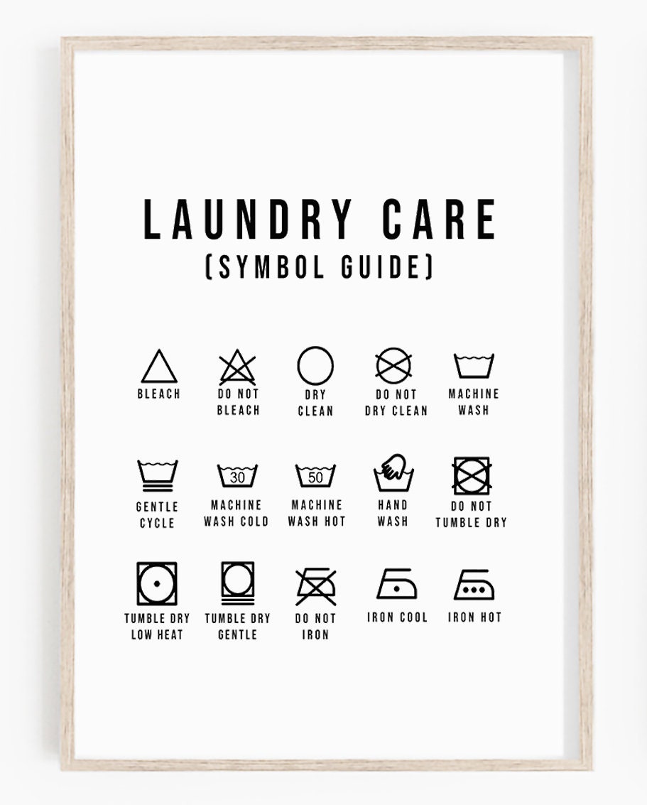 The Infographic Guide to Laundry and Washing Symbols - Love2Laudry