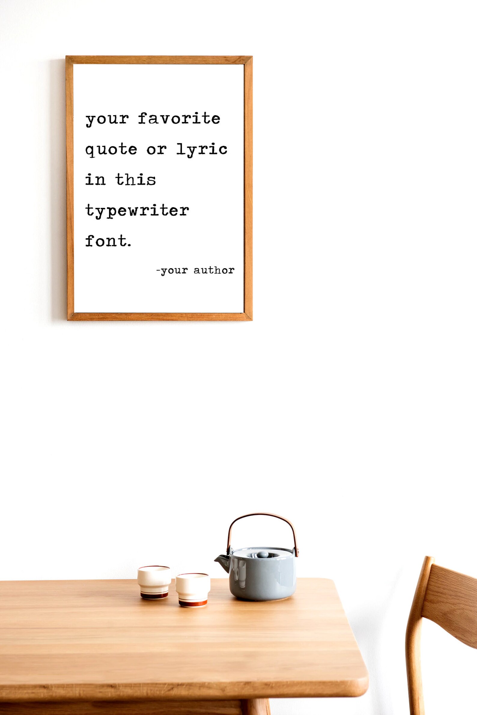 Custom Quote Print Custom Wall Art Custom Quote Poster Etsy