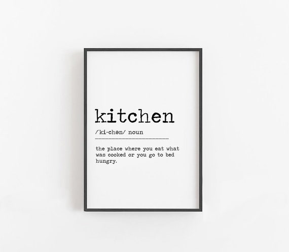 Funny kitchen printable art