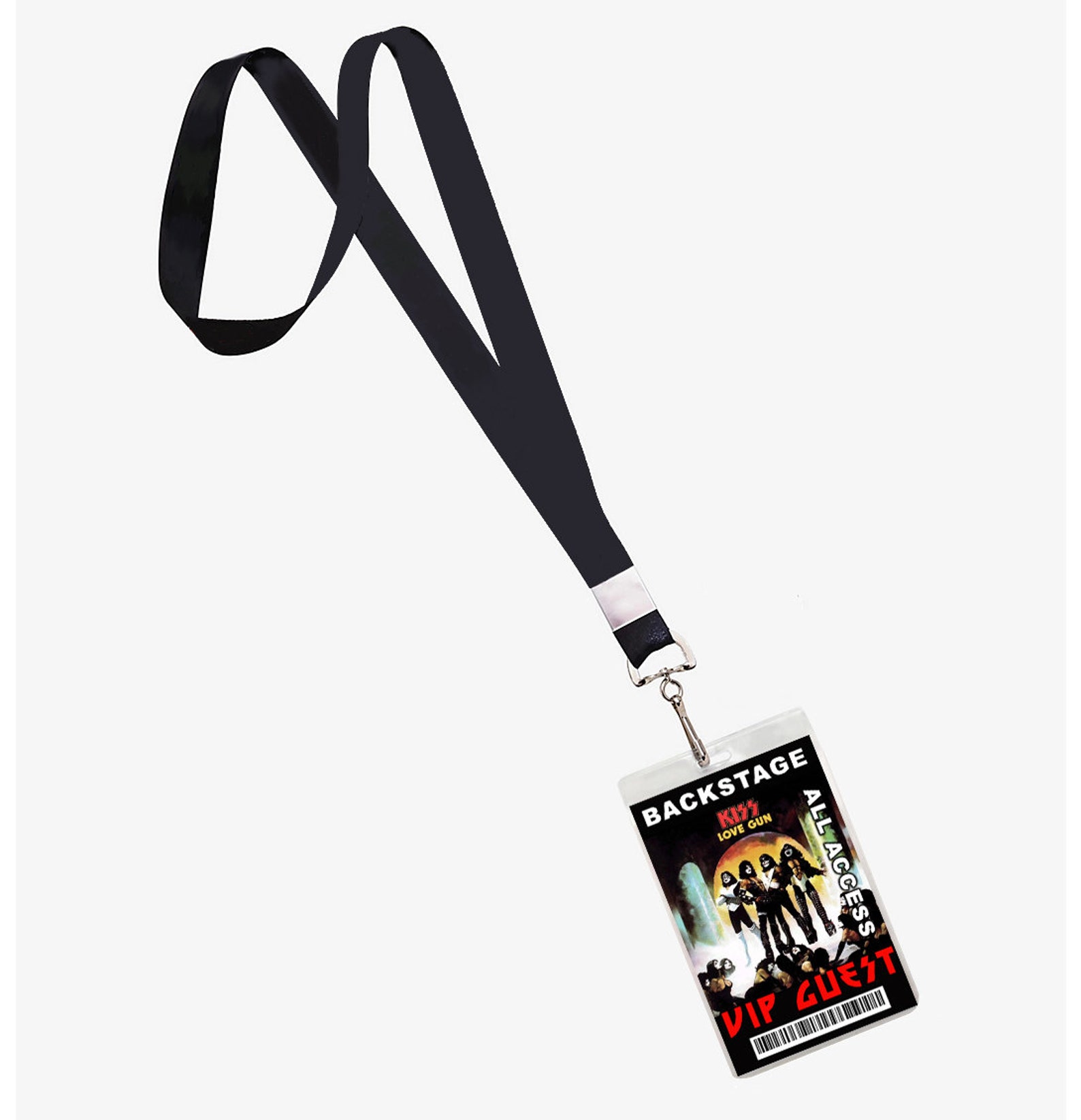 Kiss Backstage Pass Lanyard ID Concert Pass - Etsy UK