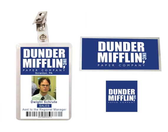 Dwight Schrute Name Badge