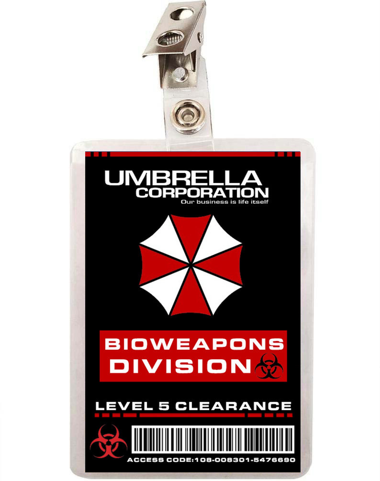 Resident Evil Umbrella Corporation Bioweapons Division FBI Etsy