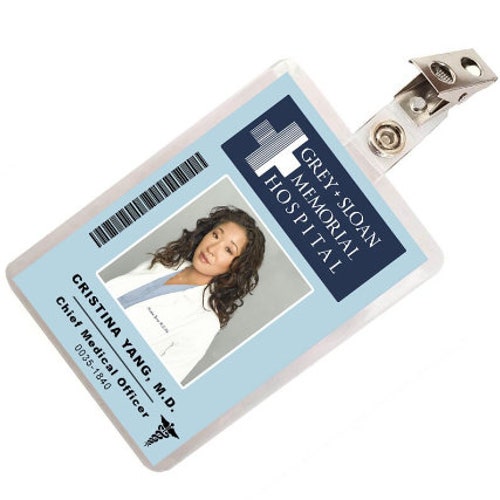 Cristina Yang Name Tag Printable
