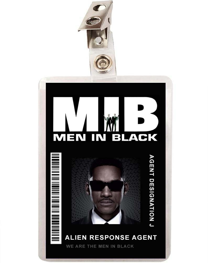 MIB Men In Black Agent J Badge Cosplay Costume Name Tag Etsy Australia