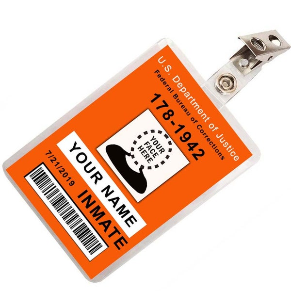 Prison Name Tag Etsy