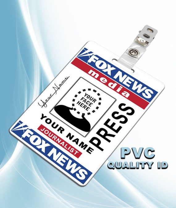 Press Pass Id Card