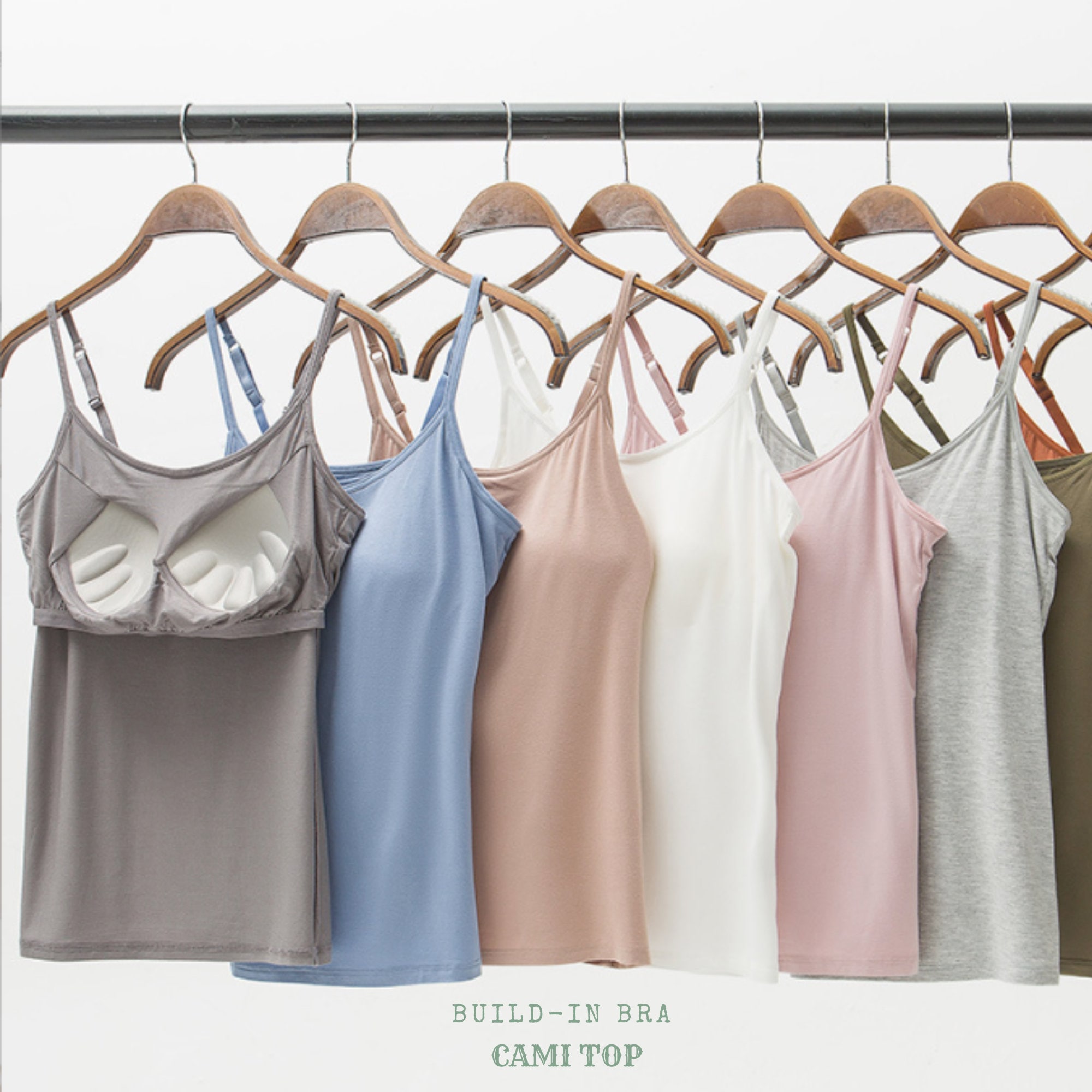 tank top with built in bra