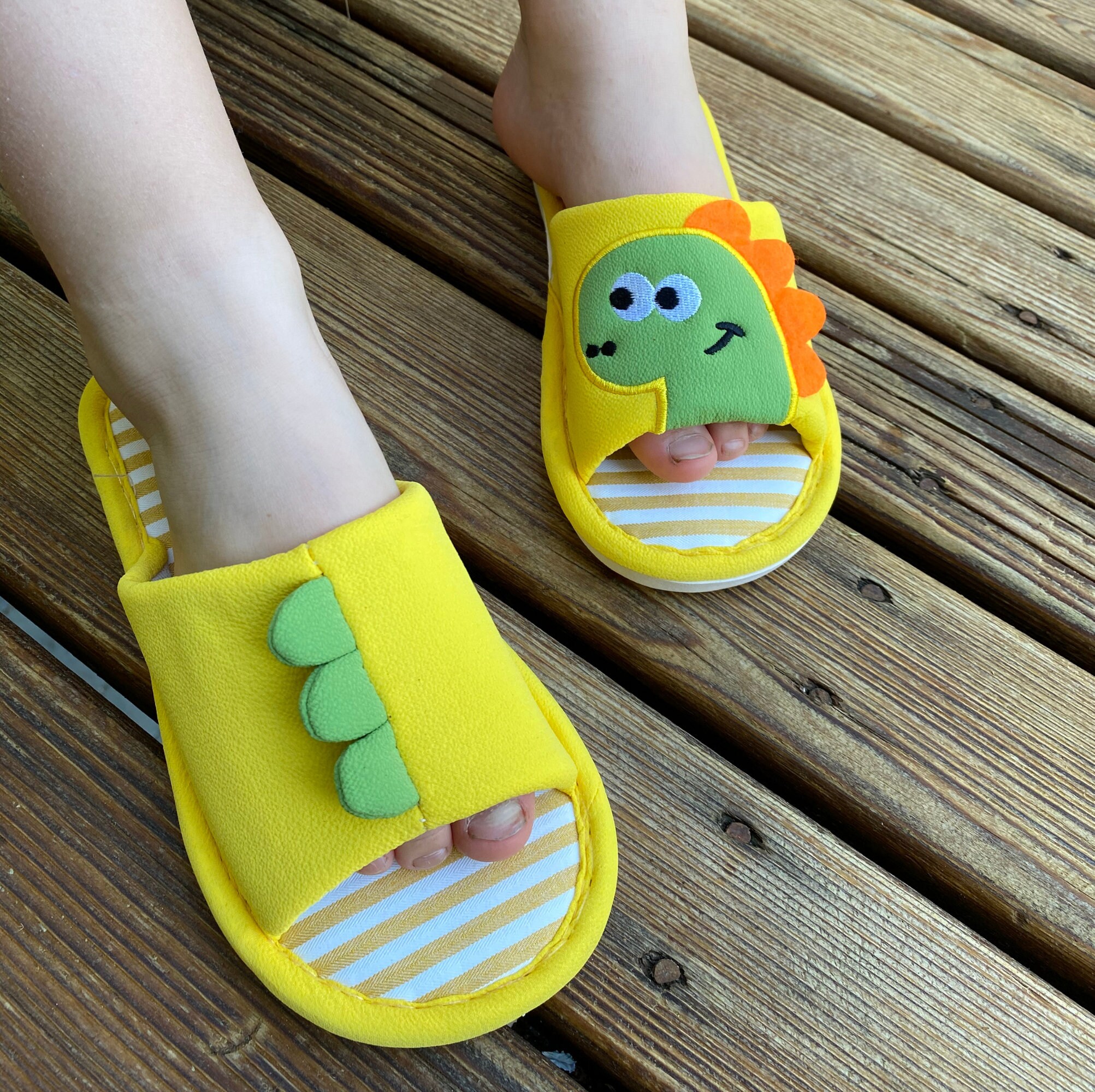 Drifwoo Kids Dinosaur Slippers for Home School Boy & Girl Etsy