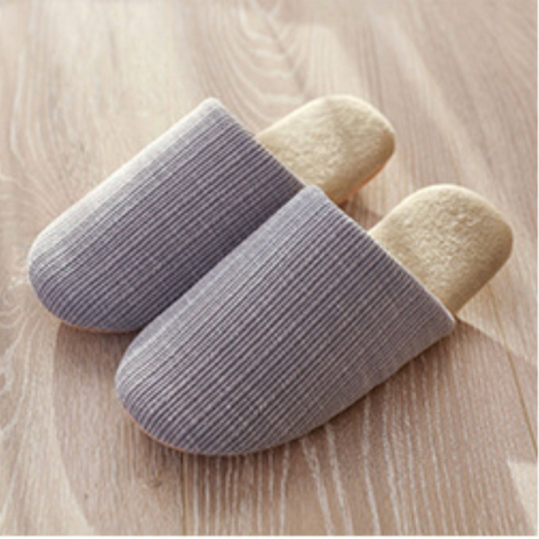 Unisex Closed Toe Quiet House Slippers for Hard Floor Fathers Etsy