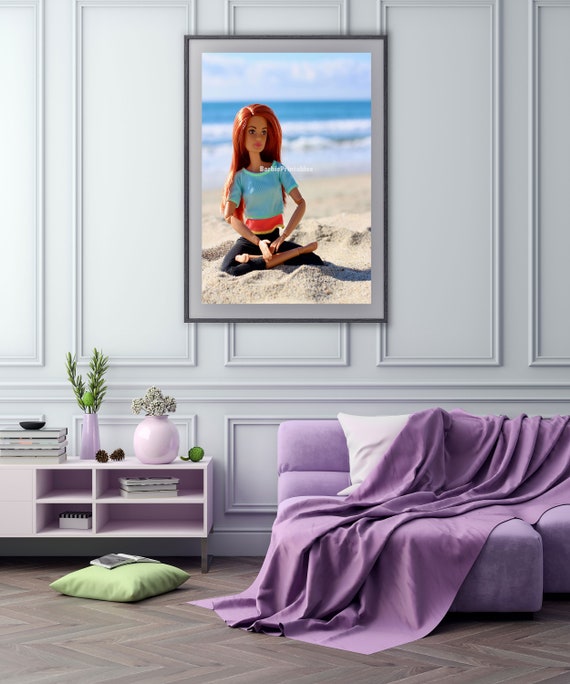 Barbie wall outlet painting