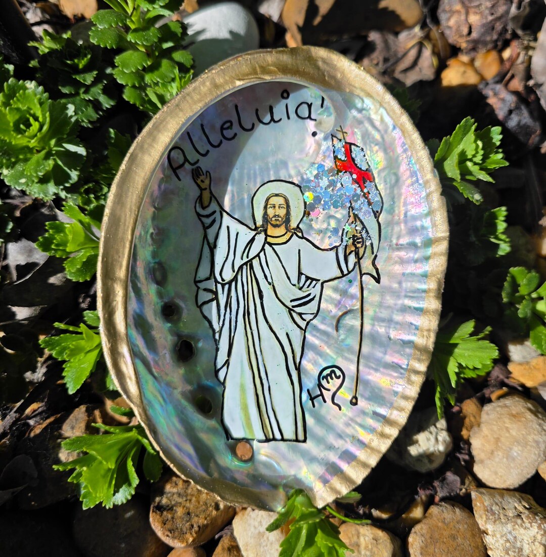 Jesus | Abalone Shell | Christian Gift - Etsy