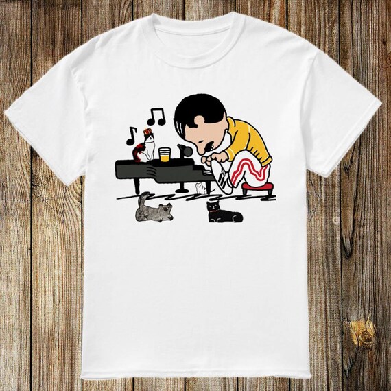 freddie mercury peanuts t shirt