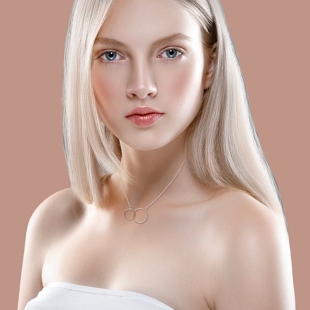 Rhodium Necklace Rose Gold Lola Mother 