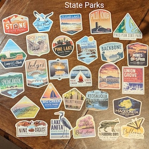Pick 3 Iowa Stickers