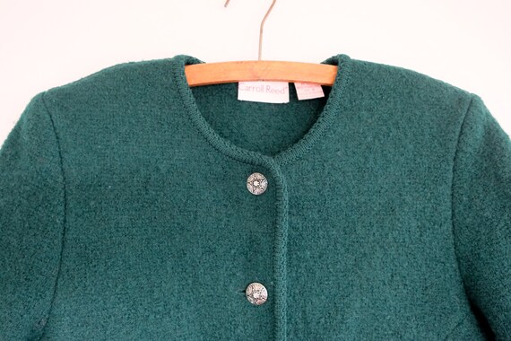 boiled wool cardigan womens