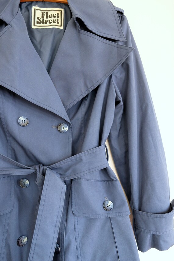 navy blue raincoat womens