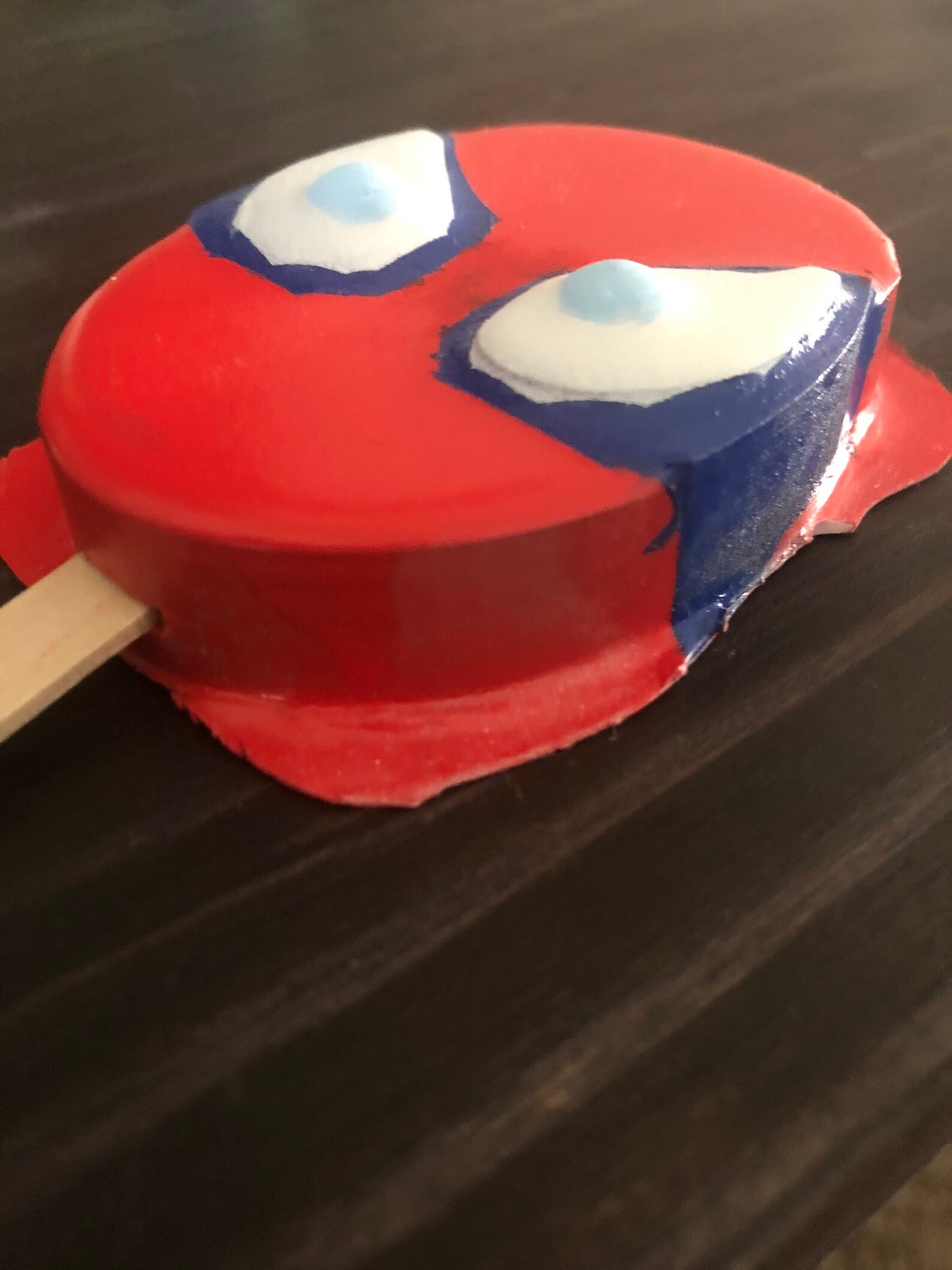 Melting Spider-Man Gumball Eyed Popsicle | Etsy