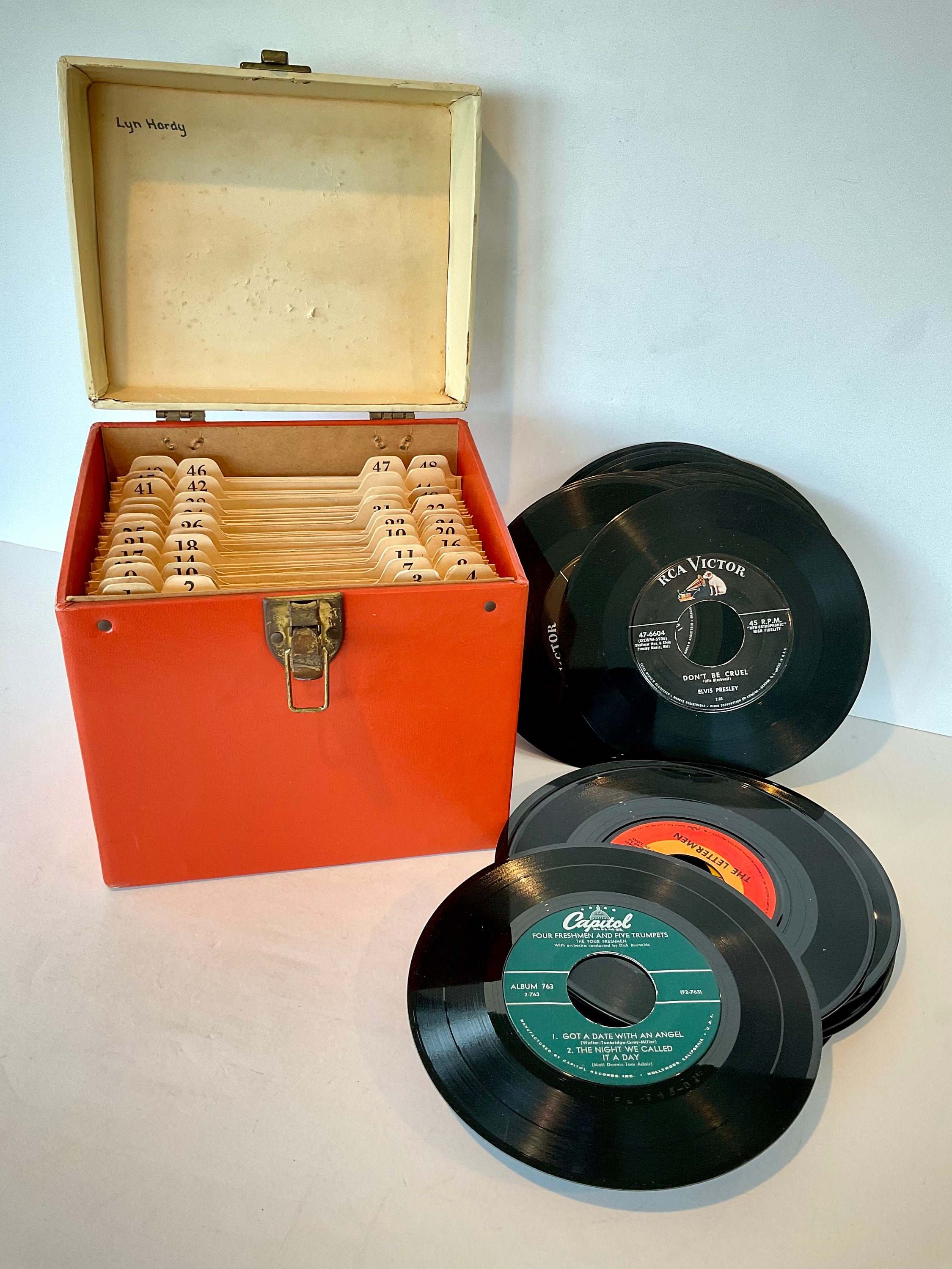 Vintage Record Case - Etsy
