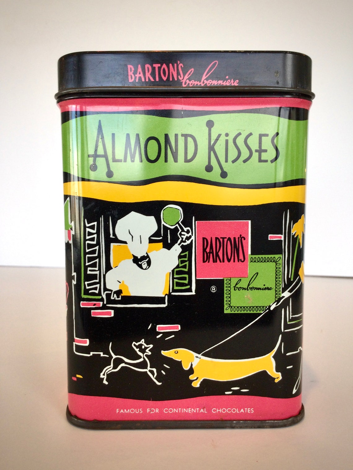 Vintage Barton's Bonbonniare Almond Kisses Candy Tin. Etsy