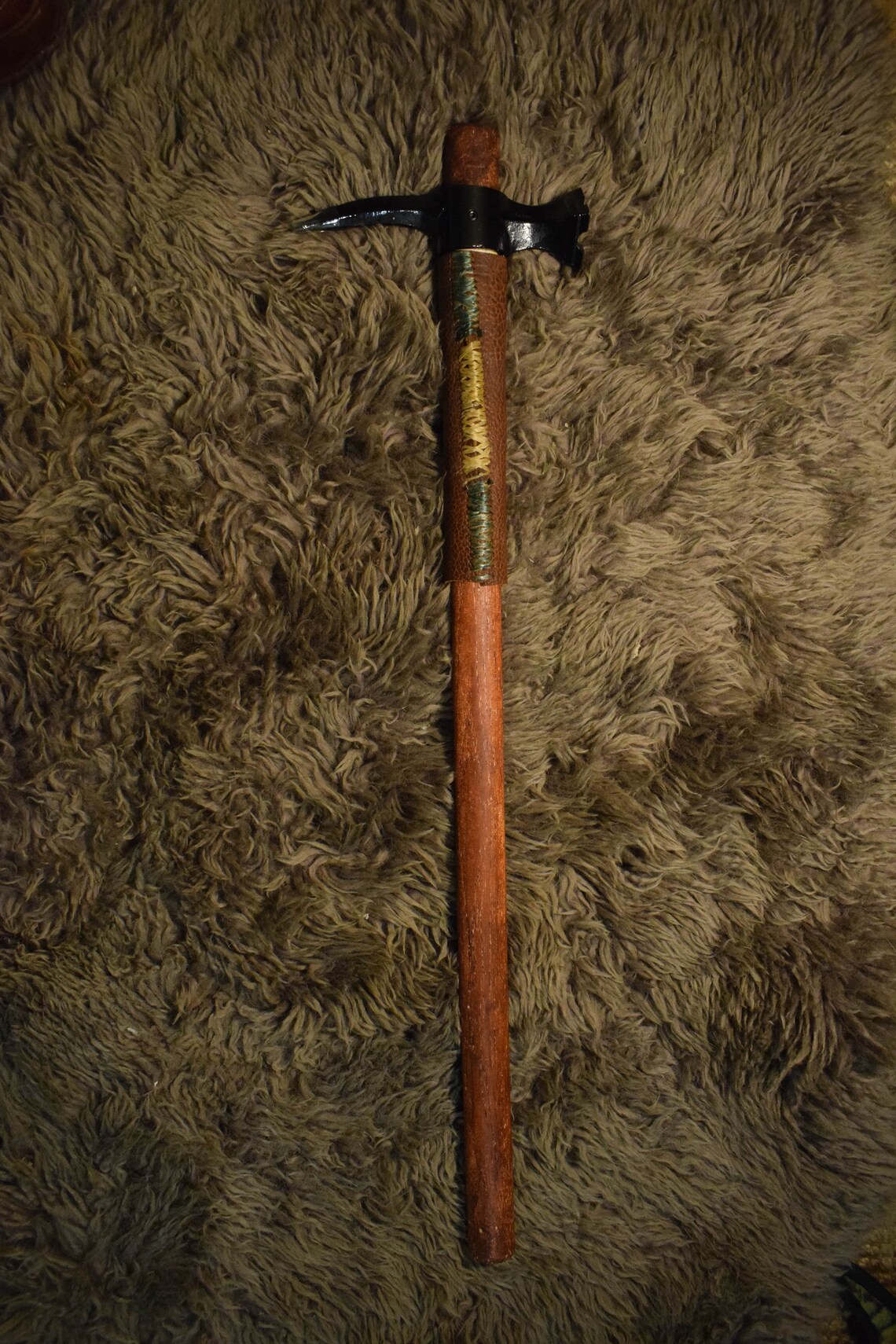 Cold Steel War Hammer Customdesigned Leather Wrapafter Etsy