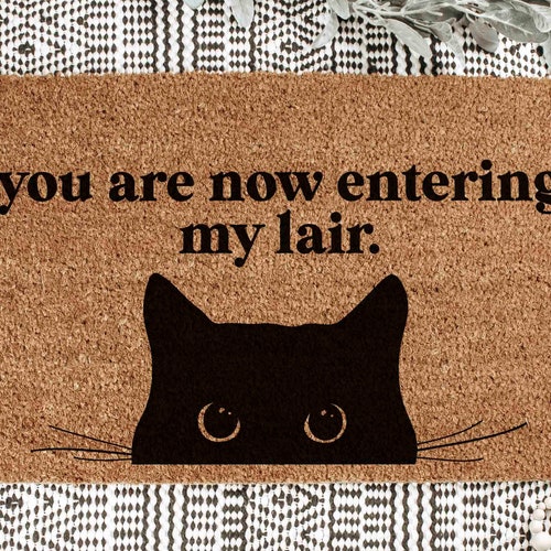 Nerdy Doormat Nerd Gift You Are Now Entering My Lair Door - Etsy Nerdy Doormat Nerd Gift You Are Now Entering My Lair Door - Etsy