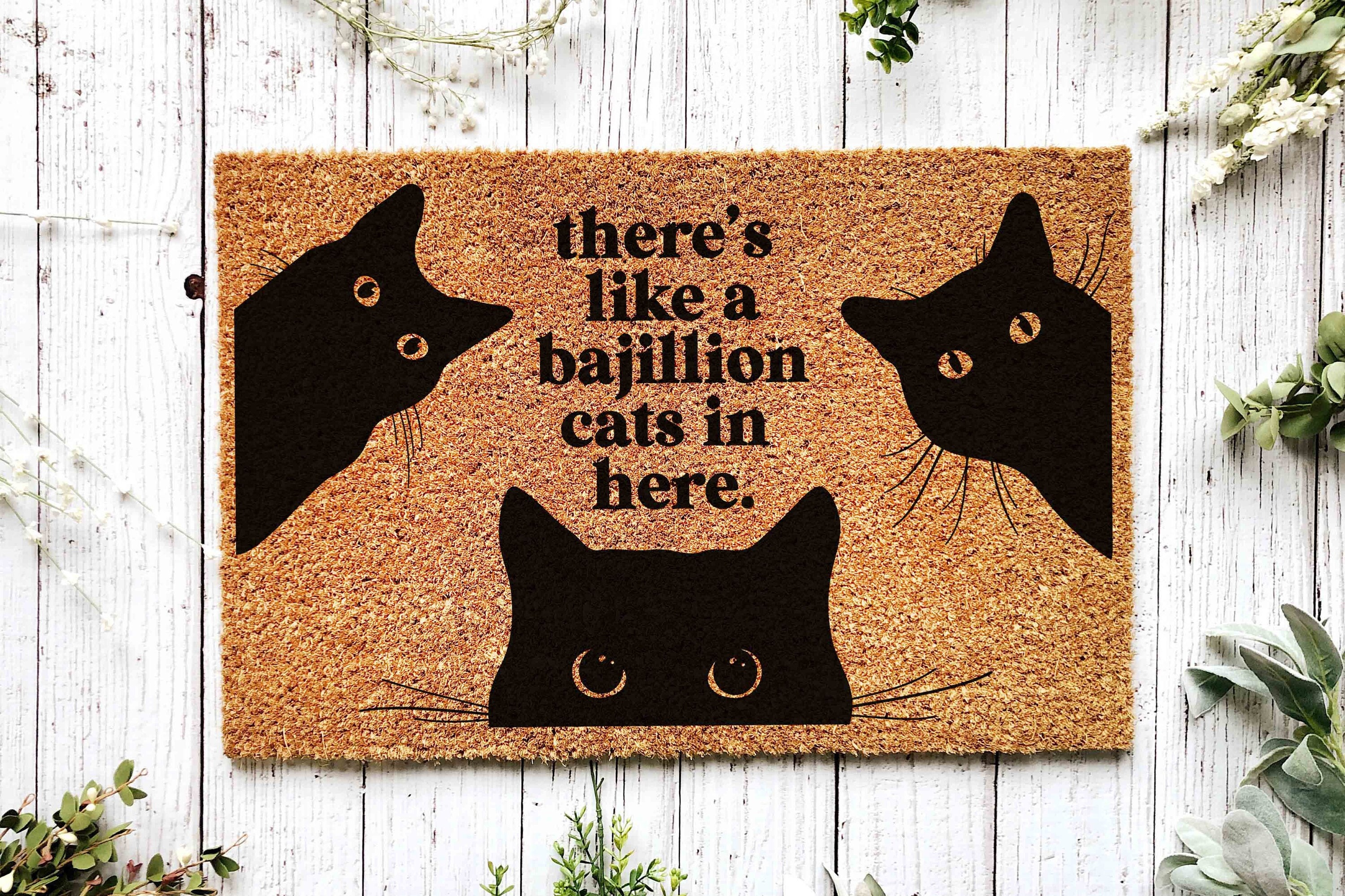 Black Cat Matter, Pets Special  Doormats Exclusive(FLAT SHIPPING
