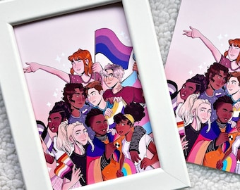 Pride Celebration Postcard Print