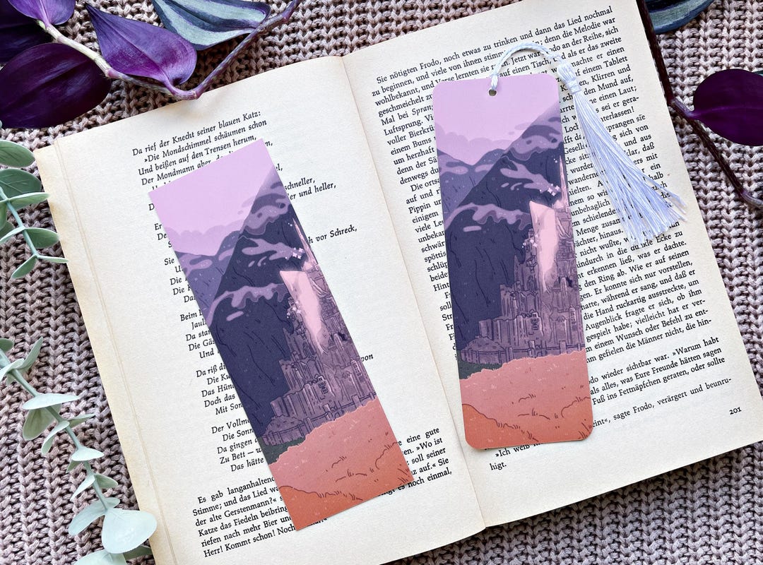 Mintel Bookmark Minas Tirith Bookmark - Etsy