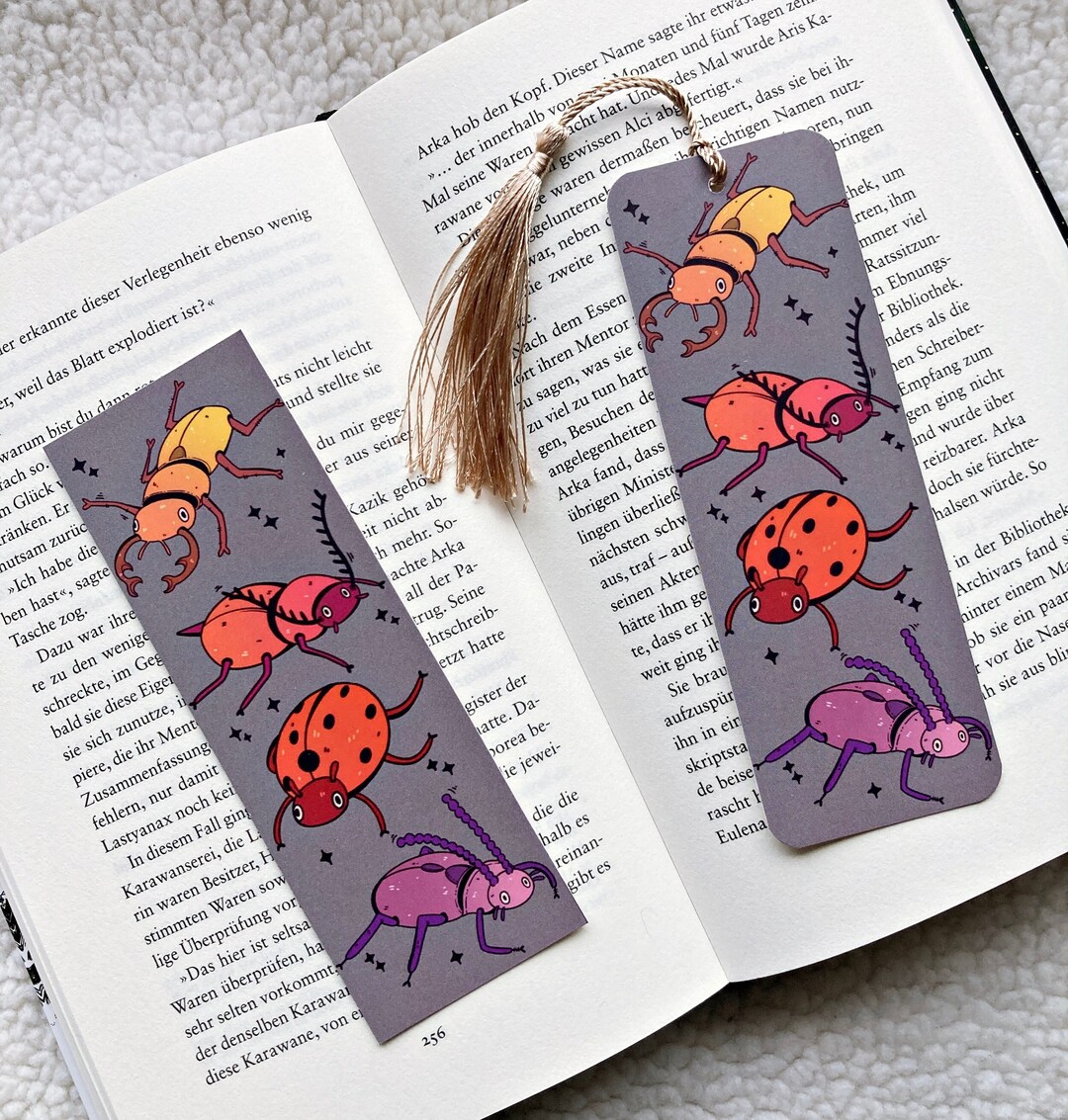 Buck Bookmark Bug Friends Bookmark - Etsy