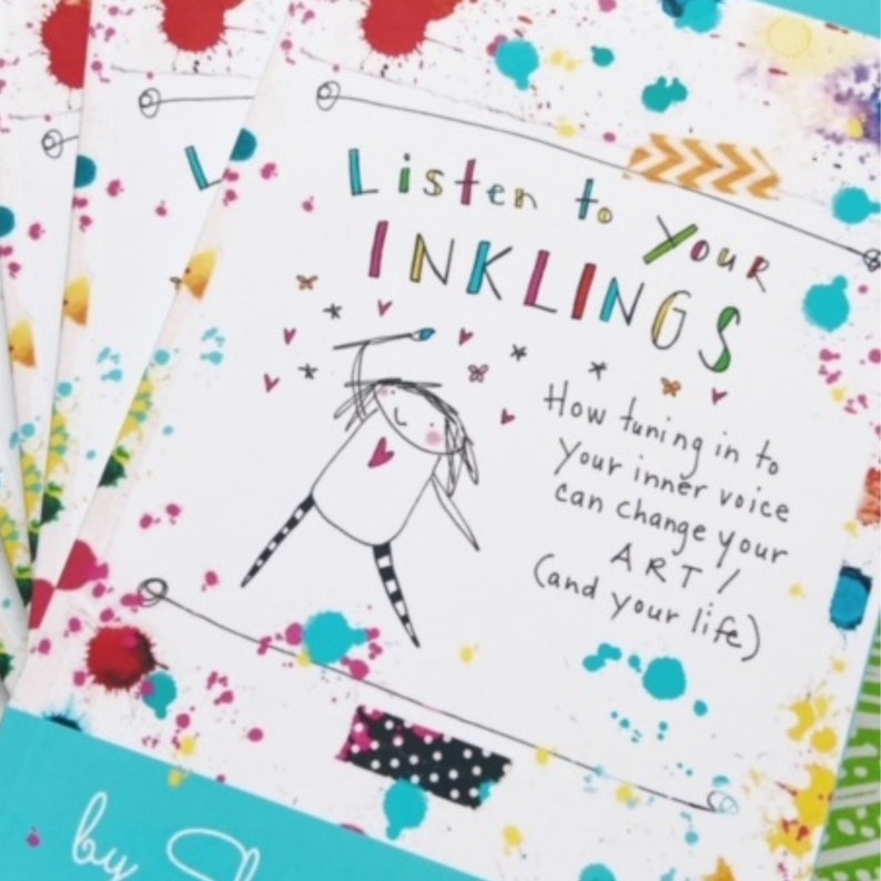 A SIGNED COPY Listen to Your Inklings Book PLUS Stickers by Shari Sherman Creativity, Intuition, Art Encouragement image 2